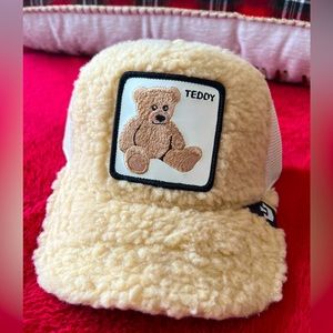Goorin Animal Farm Trucker Baseball Snapback Hat Cap First Bestfriend Teddy Bear